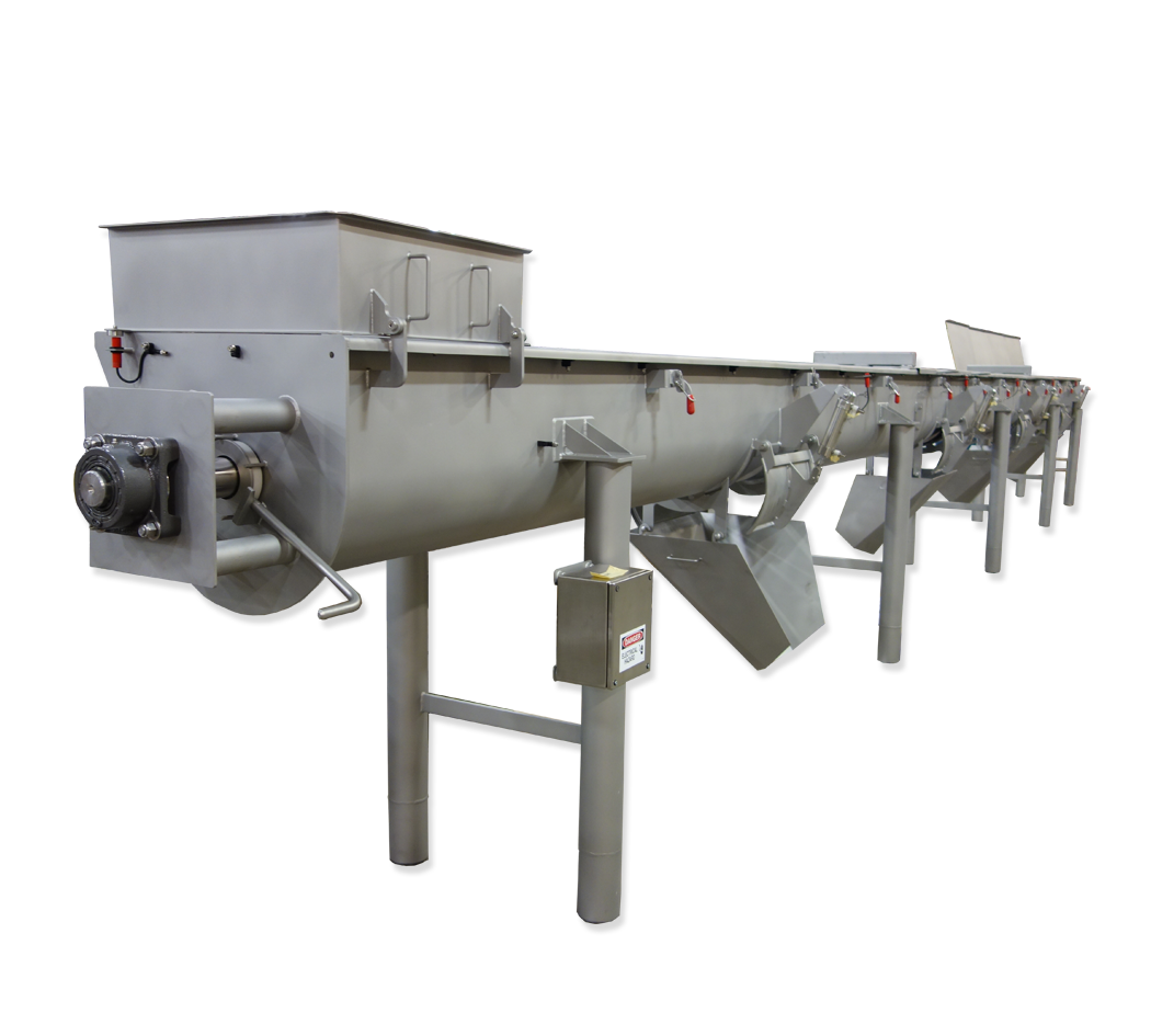 Screw Augers and Screw Conveyor Systems for Food Processing